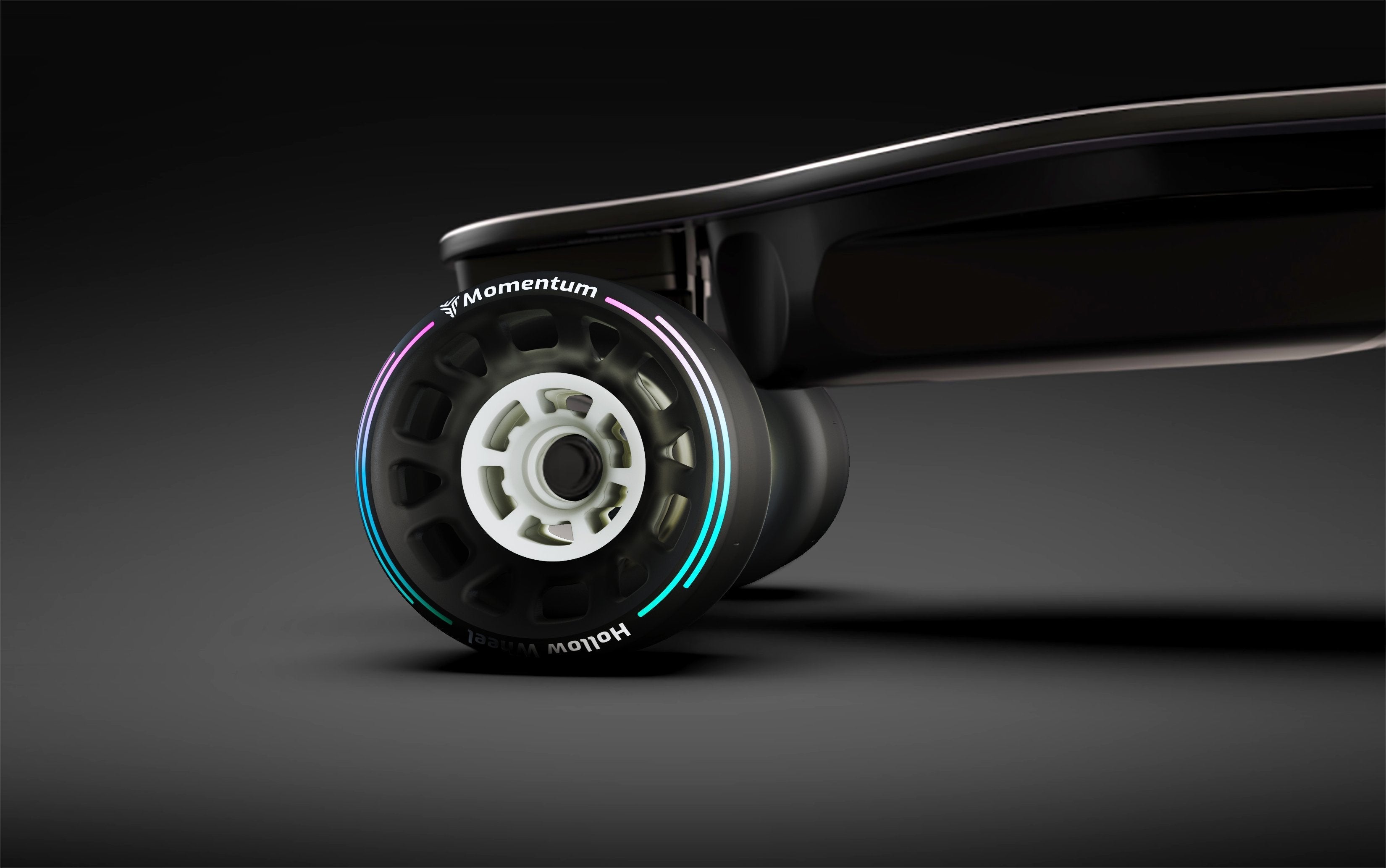 electric skate baord with whollow wheels