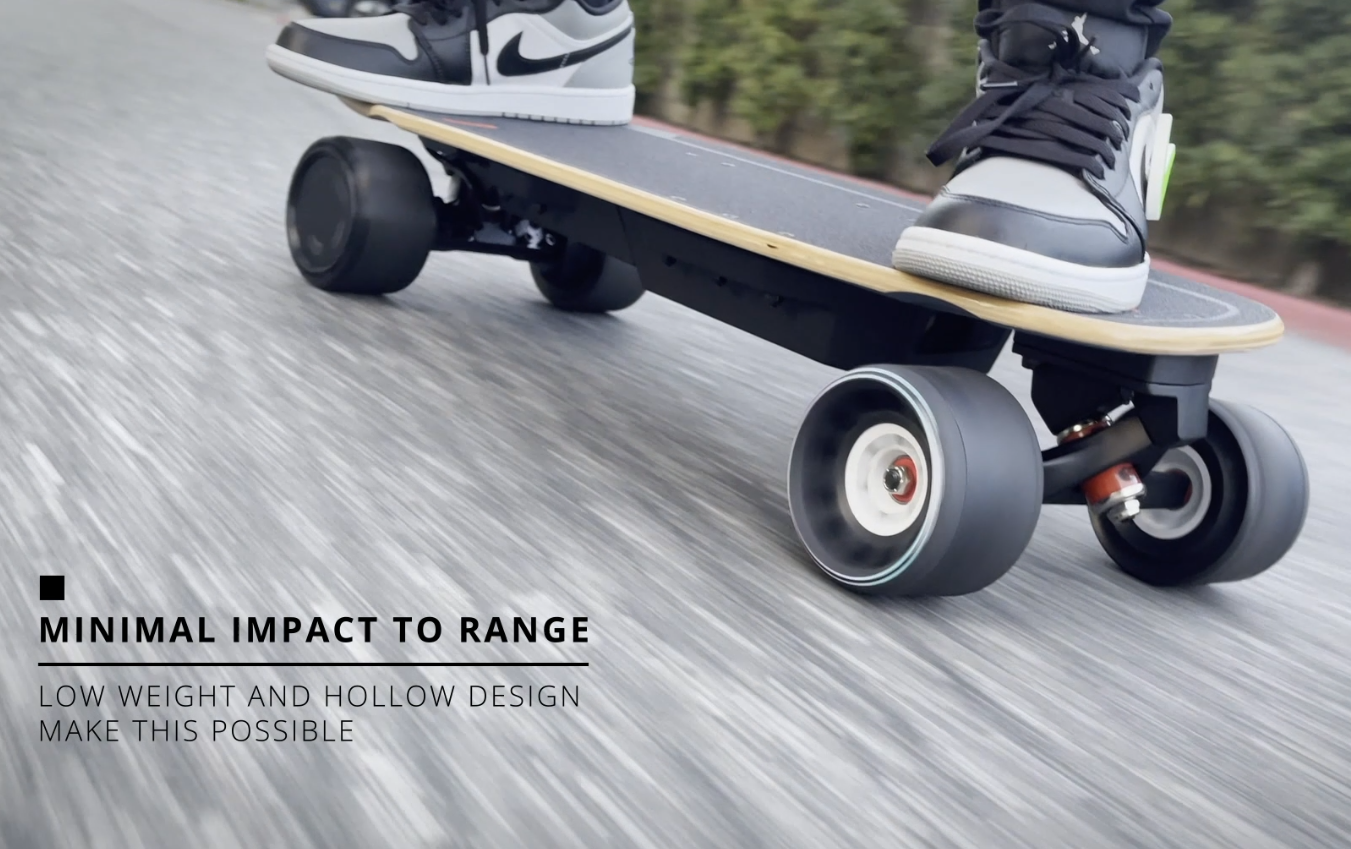 Hollow Wheels Hubs: Maximum Comfort - Exway | Backfire | Tynee (INTERNATIONAL ONLY)