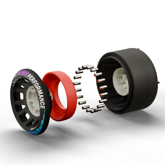 Hollow Wheels V3 : Durability Upgrades and Adjustable Suspension Inserts