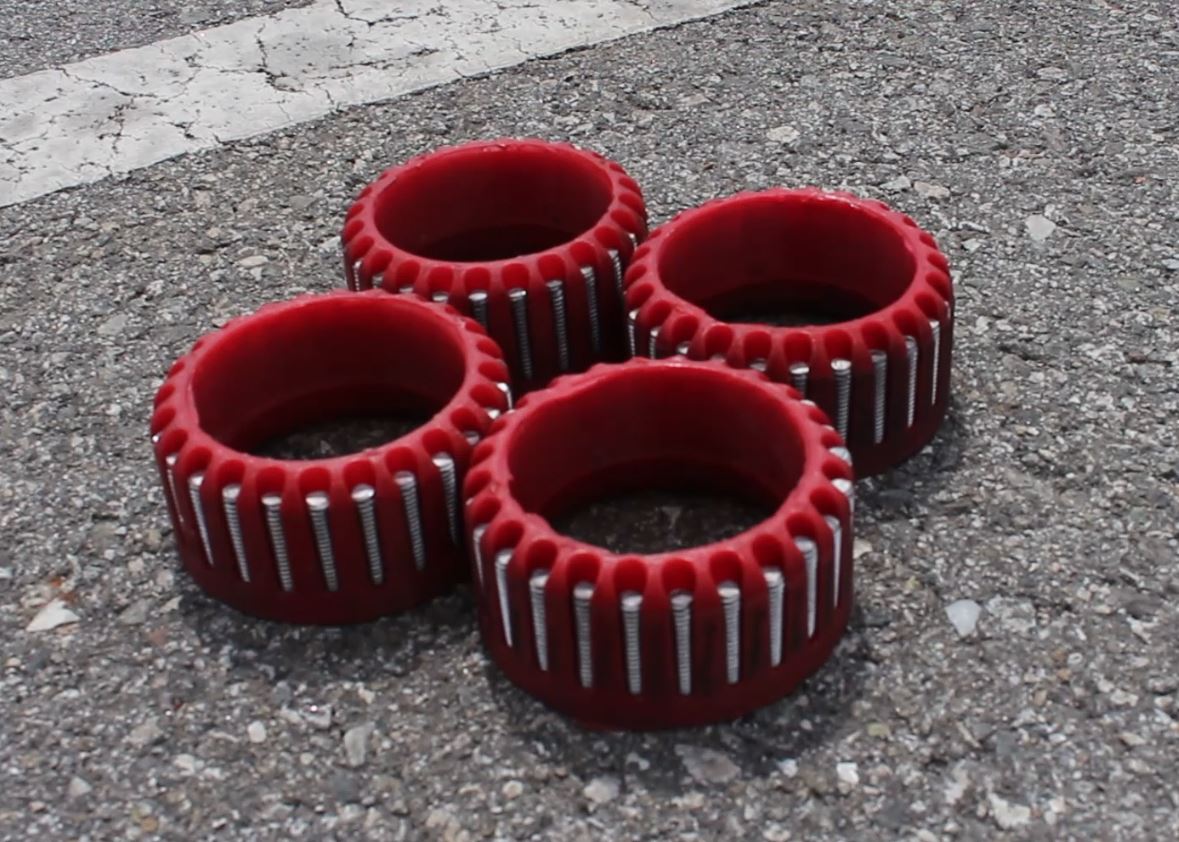 100mm Longboard Wheels 100mm Hollow Core Longboard Wheels - High Grip ...