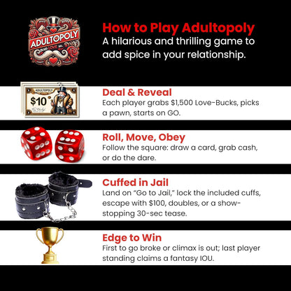Adultopoly with Handcuffs