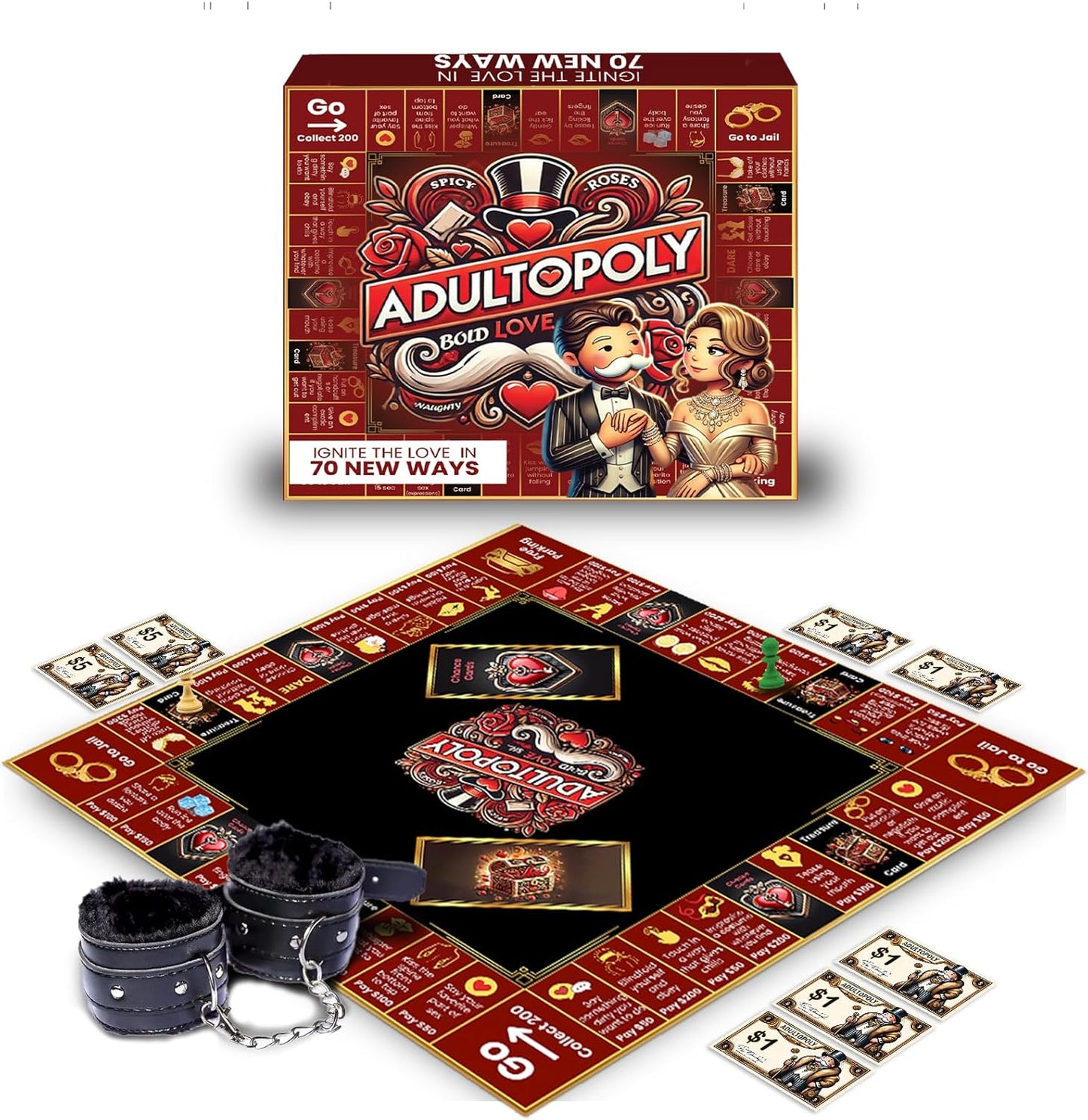 Adultopoly with Handcuffs
