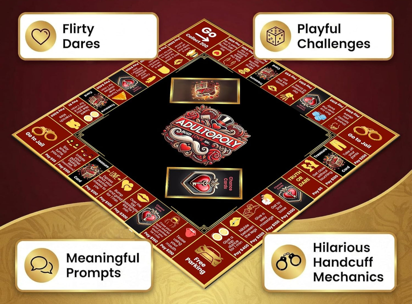 Adultopoly with Handcuffs
