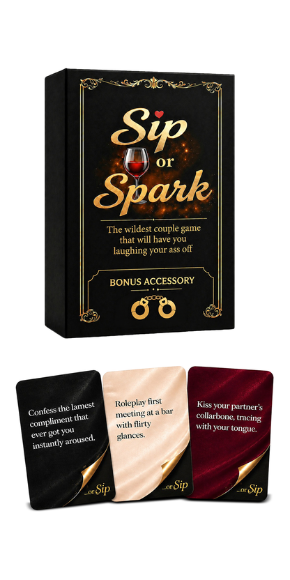 Sip or Spark Couples Card Game
