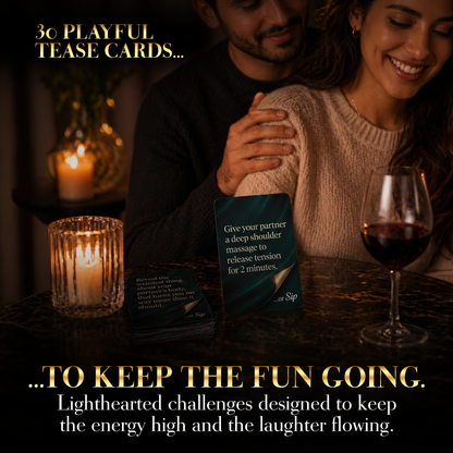 Sip or Spark Couples Card Game