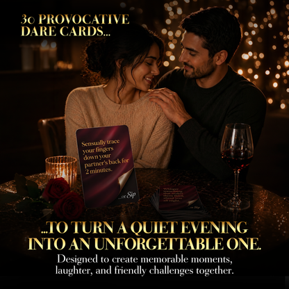 Sip or Spark Couples Card Game