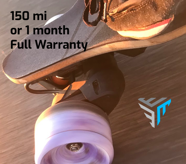 evolve skateboard parts with warranty