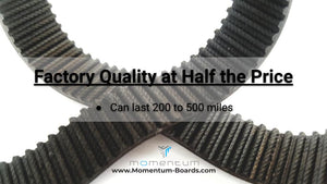 Boosted Board Belts | 200+ mi | Full Warranty